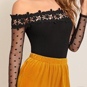 Off the shoulder top!